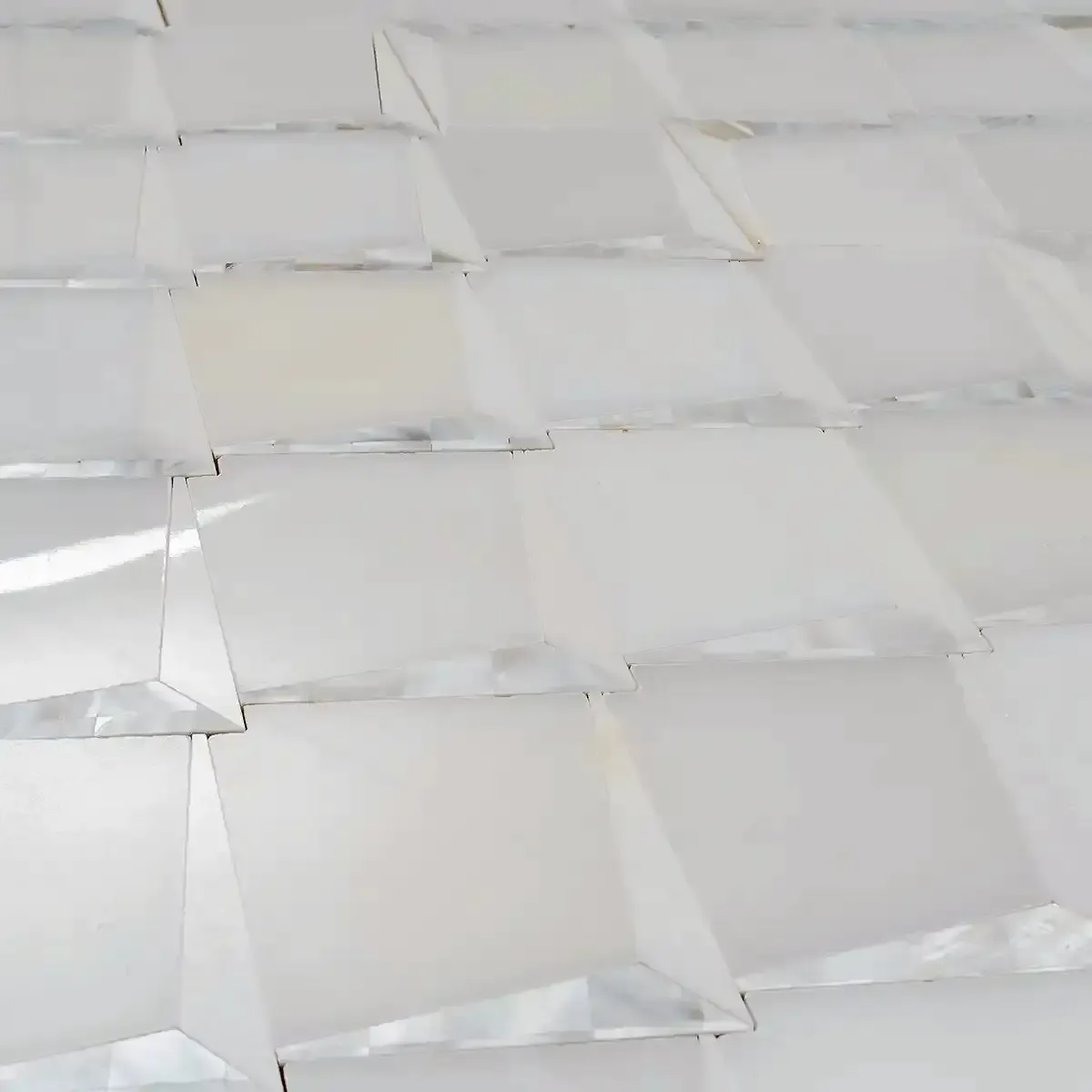 Arrowhead Pearl Marble Mosaic Tile - Image 5
