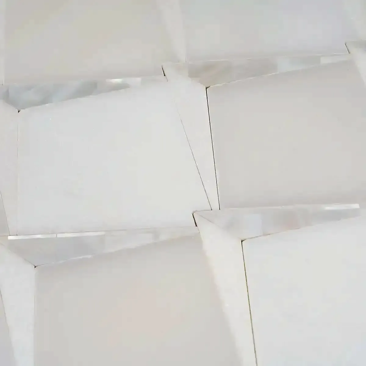 Arrowhead Pearl Marble Mosaic Tile - Image 9