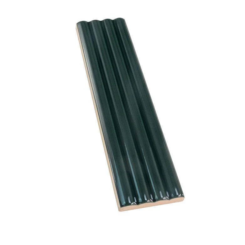 Groove Laurel Deco Gloss Ceramic Subway Tile - Image 16