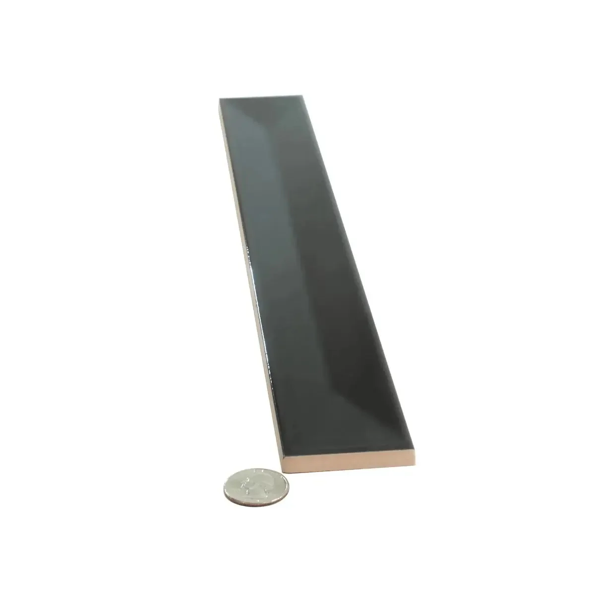 Viva Peak Black 2x16 Ceramic Subway Tile - Image 8